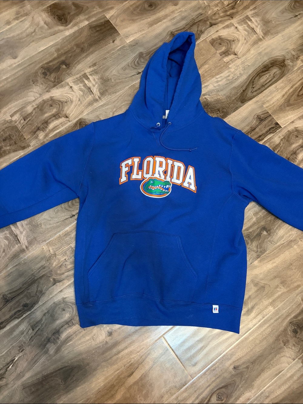 Oversized Unisex Russell Athletics Florida Gators Blue Hoodie